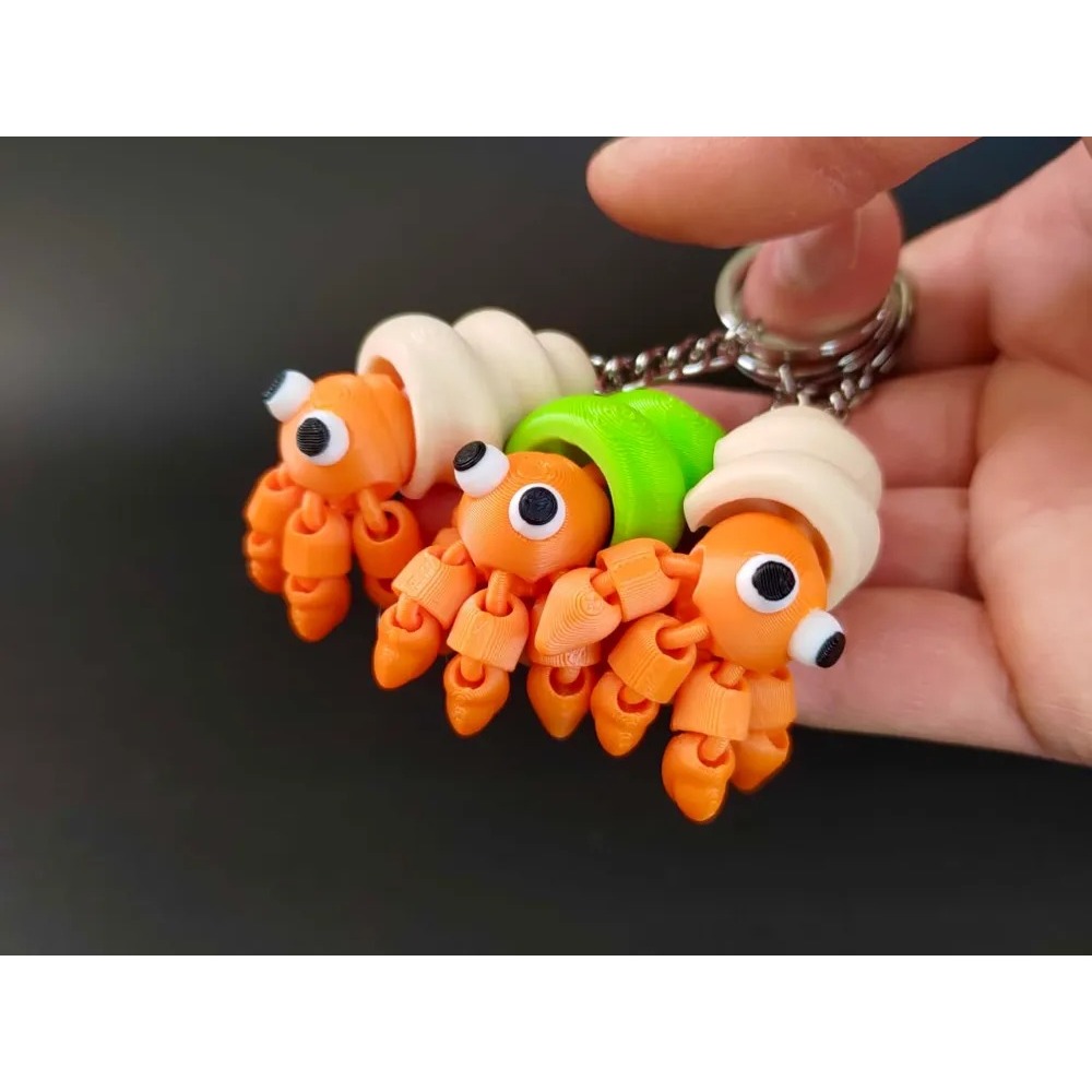 GANTUNGAN Flexi พวงกุญแจปลาหมึกยักษ์ตลก NK 2 A61