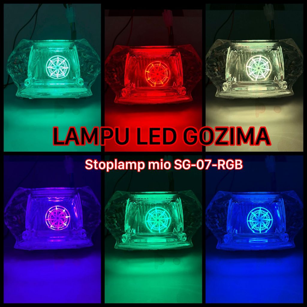 Stoplamp stop bulb Mio sporty Mio smile รุ่น Sharigan SG-07 Anime Naruto ครบชุด