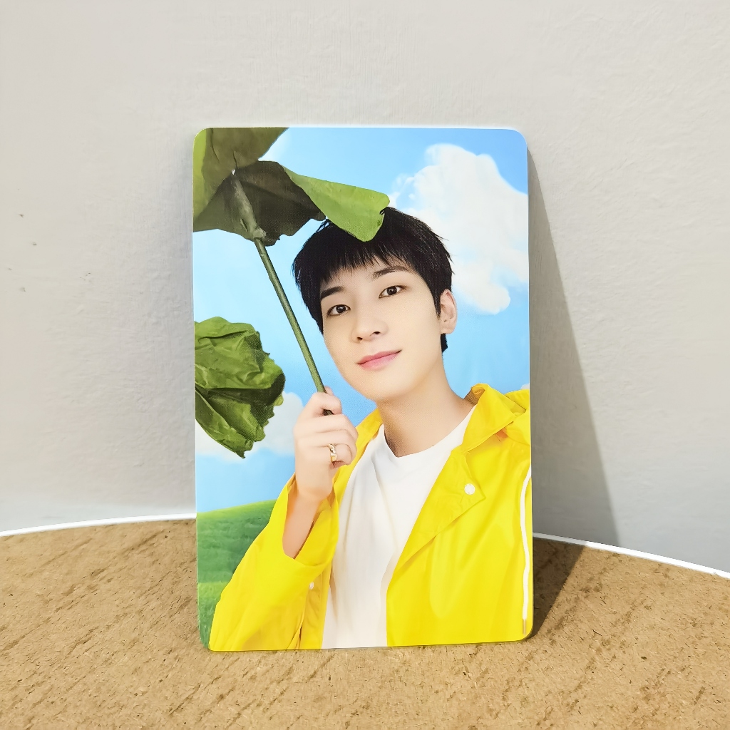 Official photocard สิบเจ็ด wnonwoo rpc Heaven carver photocard wonwoo สวรรค์ใบ wonwoo เสื้อกันฝนสีเห