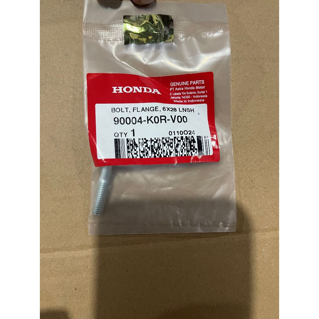 90004 K0R V00 Bolt, Bolt Flange 6X28 (LNSH) Honda PCX 160 K1Z