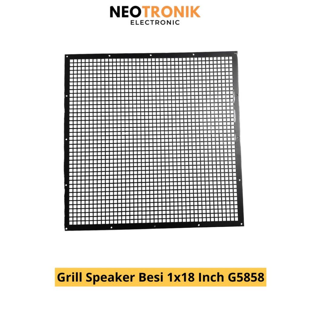 G5858 1X18INCH IRON SPEAKER GRILL