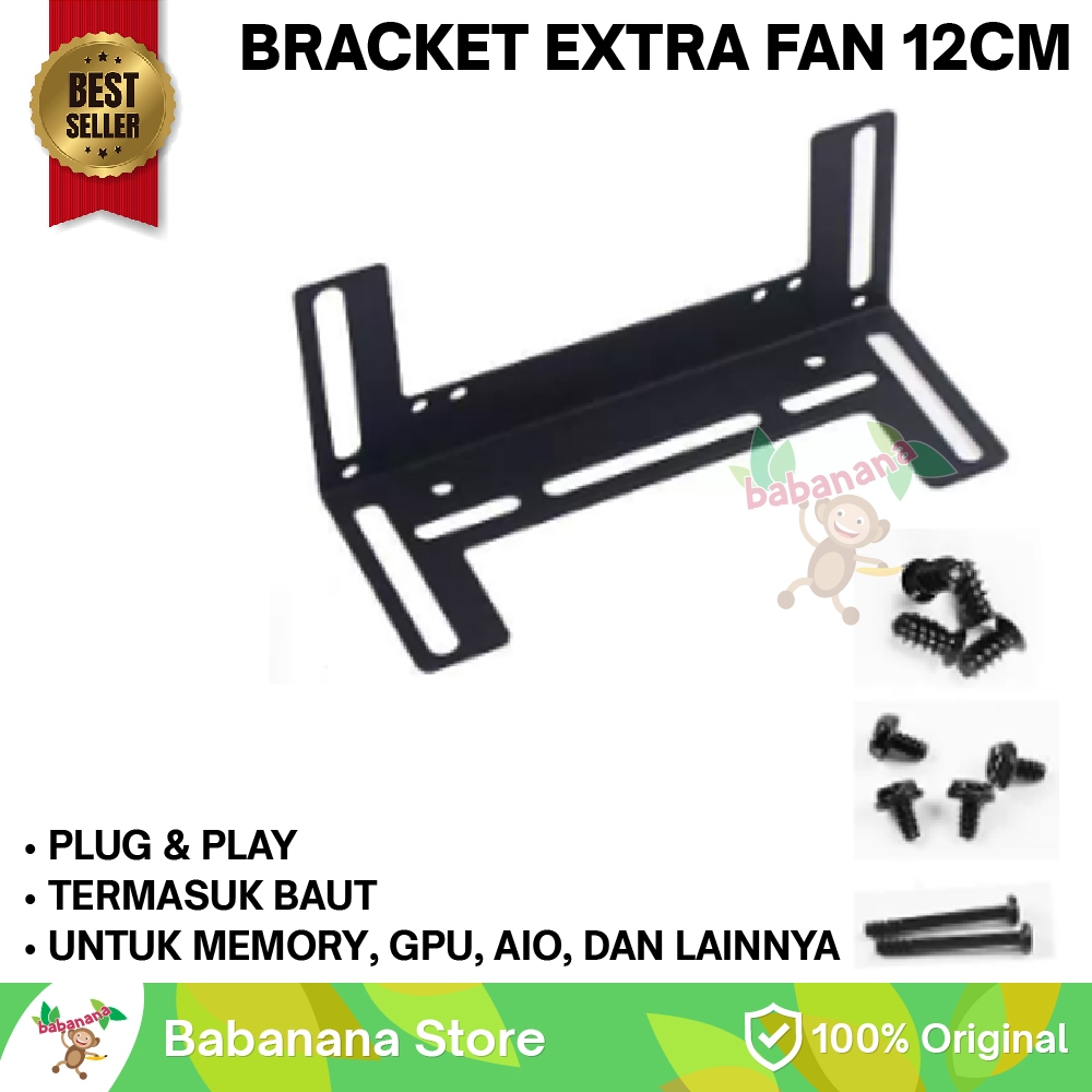 12 ซม. EXTRA FAN BRACKET สําหรับ GPU AIO PC MEMORY CASE DESKTOP COOLER COOLING COMPUTER CASE พัดลม