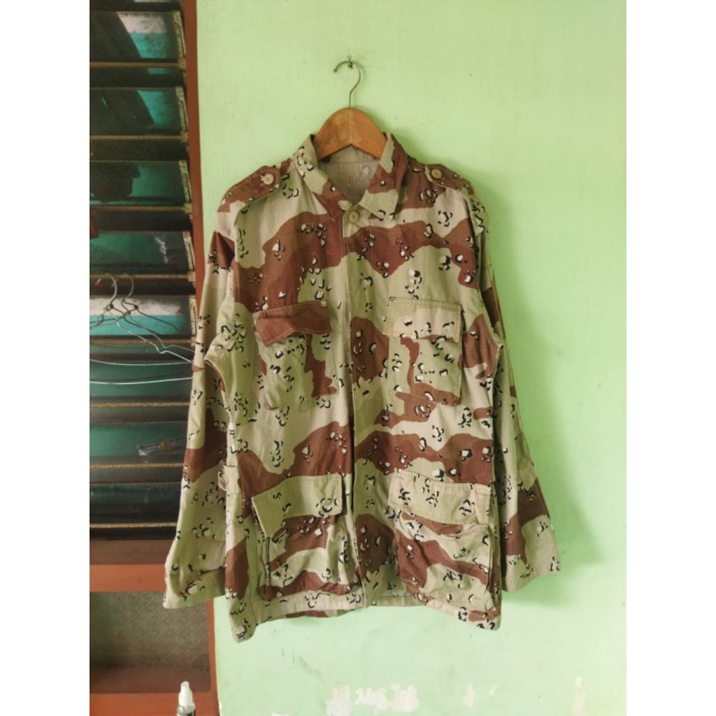 วินเทจ BDU CHOCOCHIPS DESERT CAMO