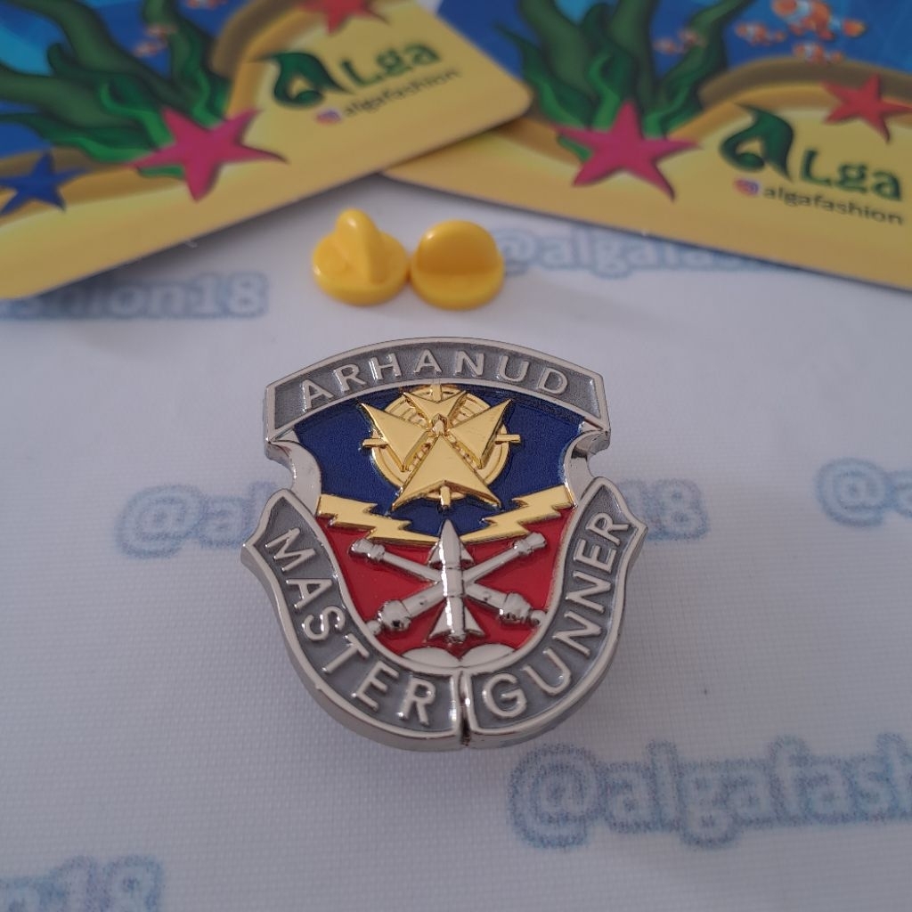PIN ARMED GUNNER/MASTER GUNNER | Brevet คุณภาพระดับพรีเมียม | TNI Brevet/Pin/Brooch