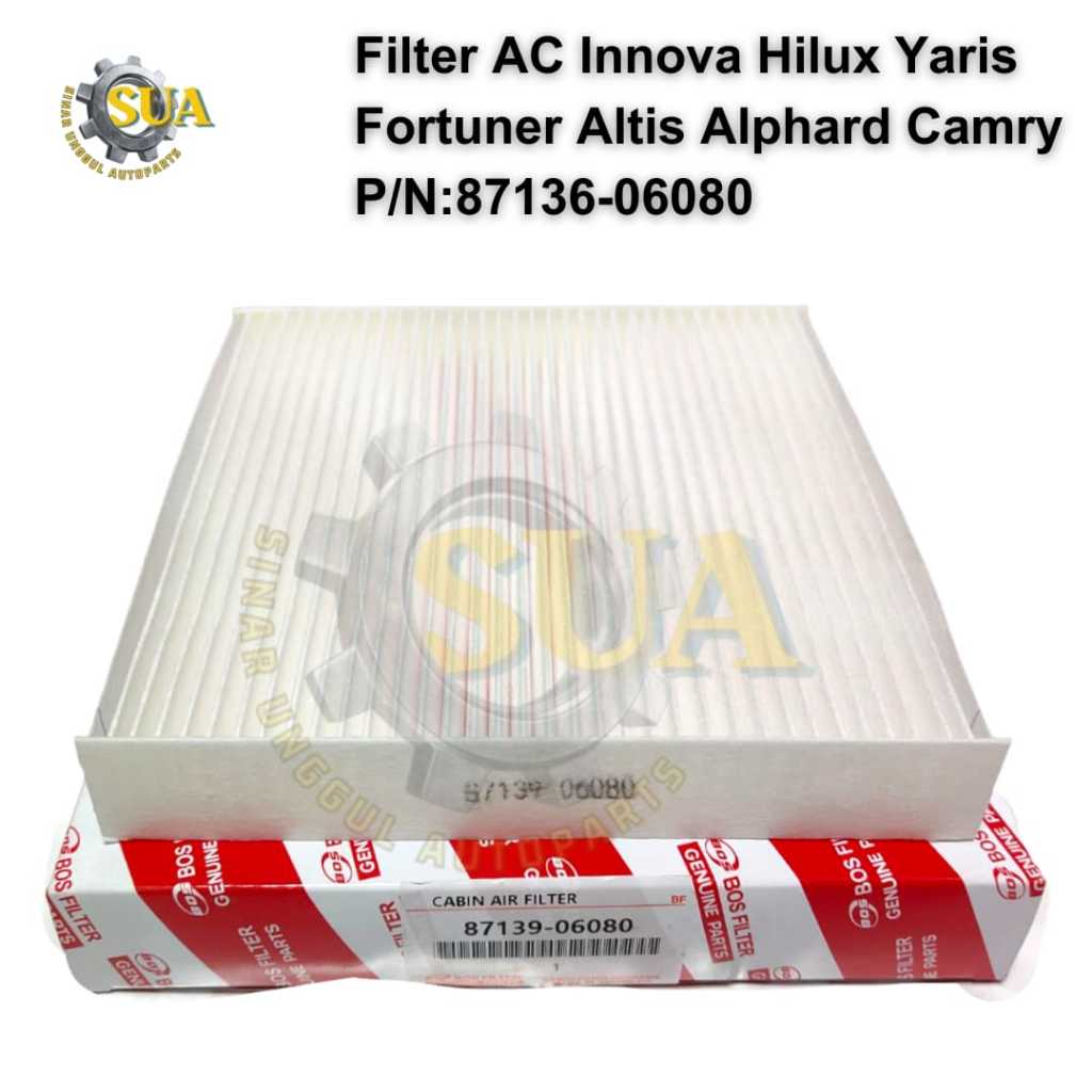 AC AIR CABIN FILTER INOVA HILUX YARIS FORTUNER ALTIS ALPHARD CAMRY 87139-06080 ของเล่นคุณภาพดี