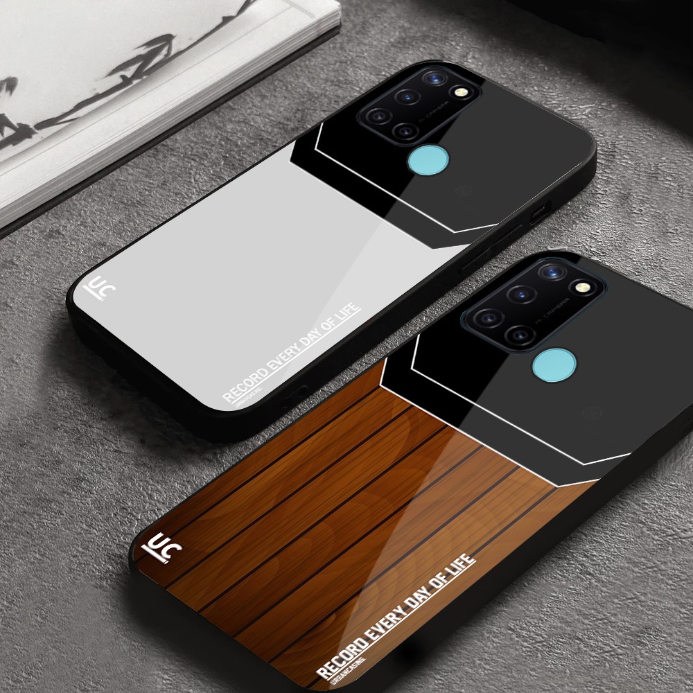 Realme 7i C17 สําหรับ Hp Casing Case Hp Glossy Cassing M64 แก้วเคสโทรศัพท์ Kesing Cesing