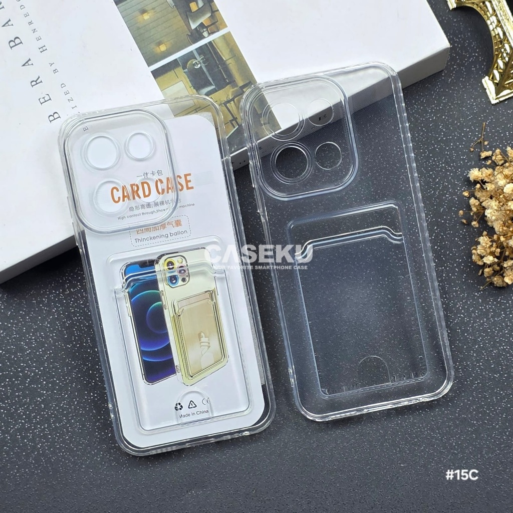 Redmi 15C Card Case Clear / Clear Card Slot Case Redmi 15C
