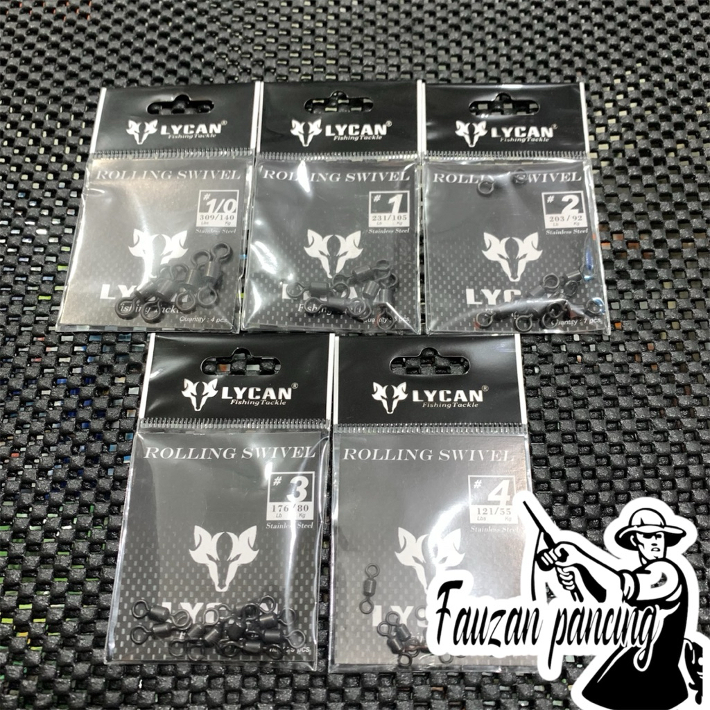 Kili-Kili Lycan/Rolling Swivvel LYCAN และ SPLIT RING LYCAN มีจําหน่ายหลายขนาด