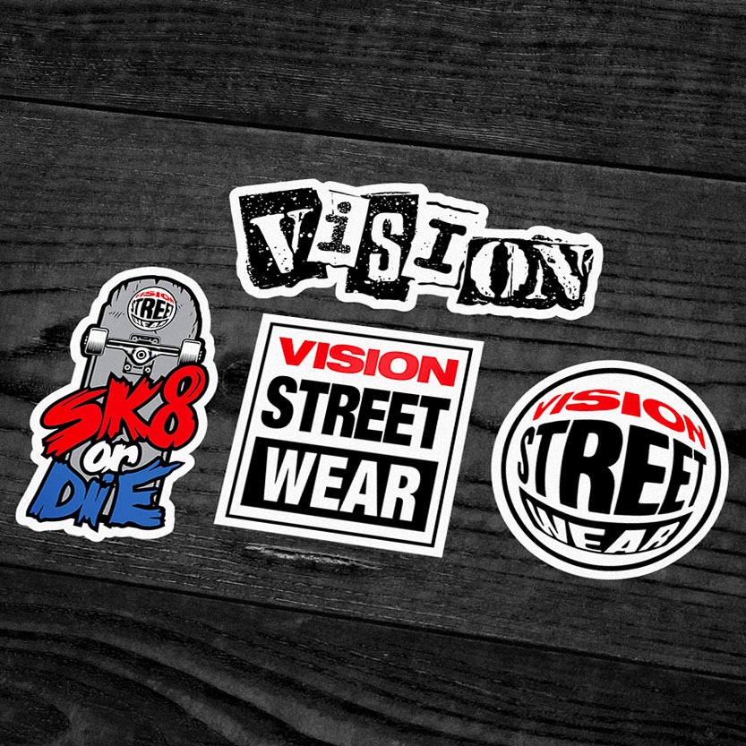VISION STREET WEAR - สติ๊กเกอร์แพ็ค ยี่ห้อ VISION STREET WEAR (BOOTLEG)