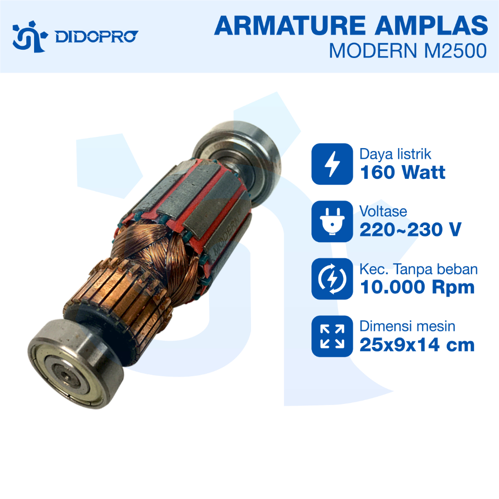 MESIN เครื่องขัดโมเดิร์น Armature M2500B M 2500 B M-2500B