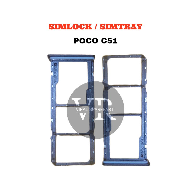 REDMI POCO C51 CARD HOLDER / SIMLOCK