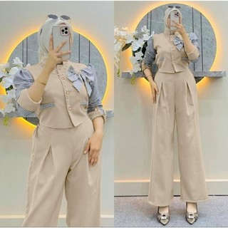Ayusita setelan Kulot / setelan celana kulot / setelan fashion muslim / one set celana