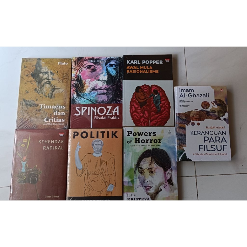 PLATO หนังสือต้นฉบับของหนังสือปรัชญา PLATO, Aristotle, Karl popper ฯลฯ