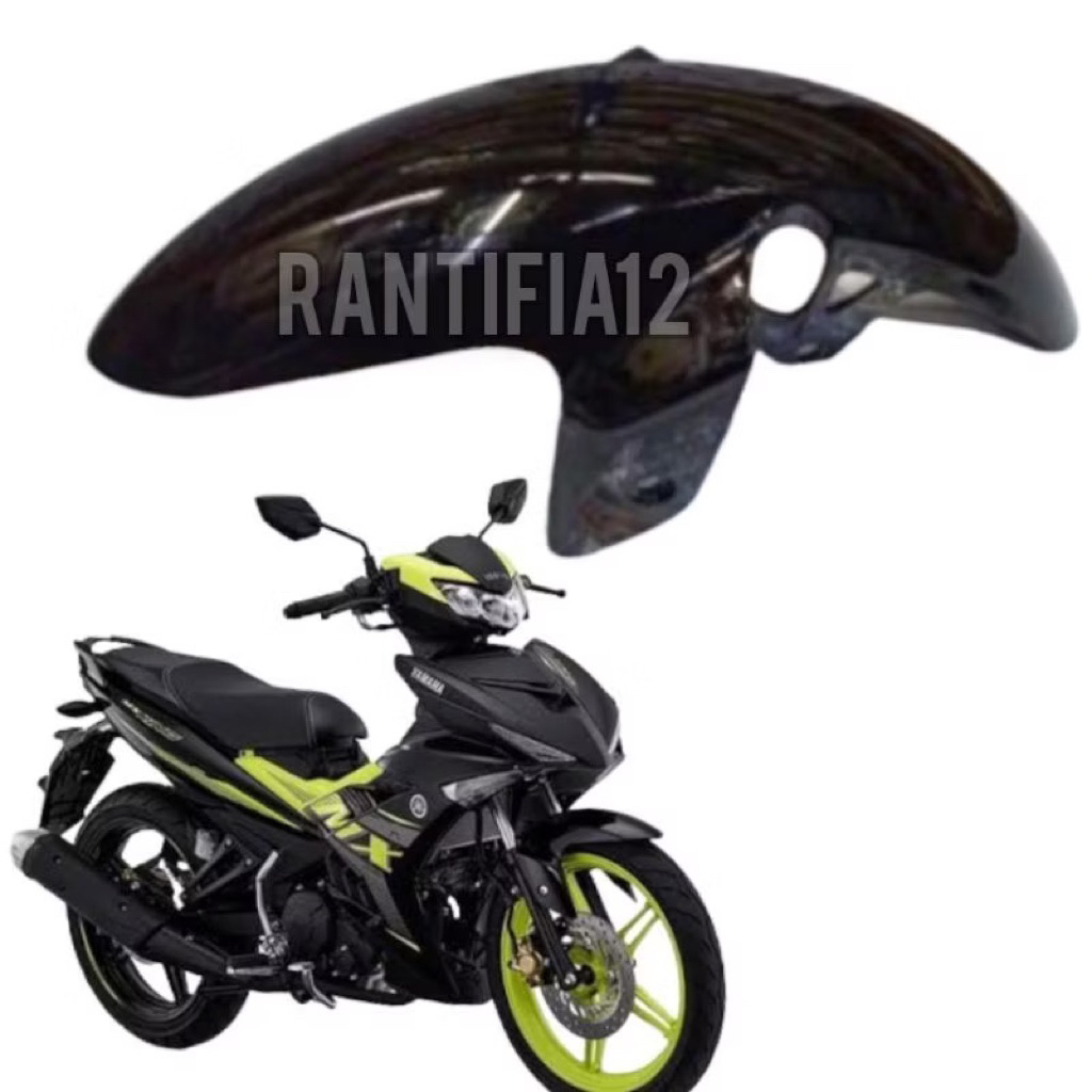 MX King บังโคลนหน้า MX KING V2 บังโคลนหน้า สีดํา