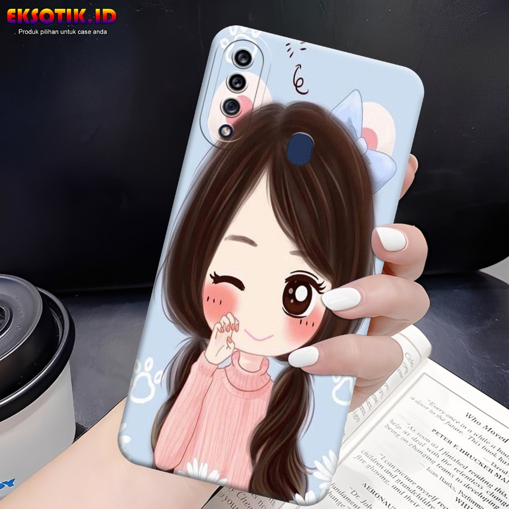 เคส HP SAMSUNG A20S - Eksotik.id - เคส SAMSUNG A20S - เคส CUTE GIRL - ผิวมือถือ - SAMSUNG A20S Silic