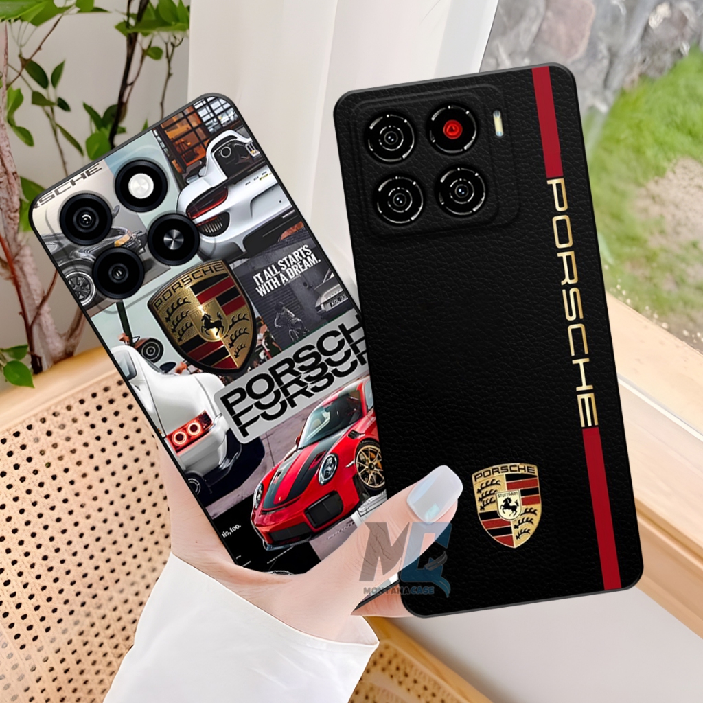 เคสซิลิโคน MONTANA สําหรับ HP ZTE Blade A56 | ภาพการพิมพ์ ZTE Blade A36 Porsch3 | ปลอกยางยืดหยุ่น HP