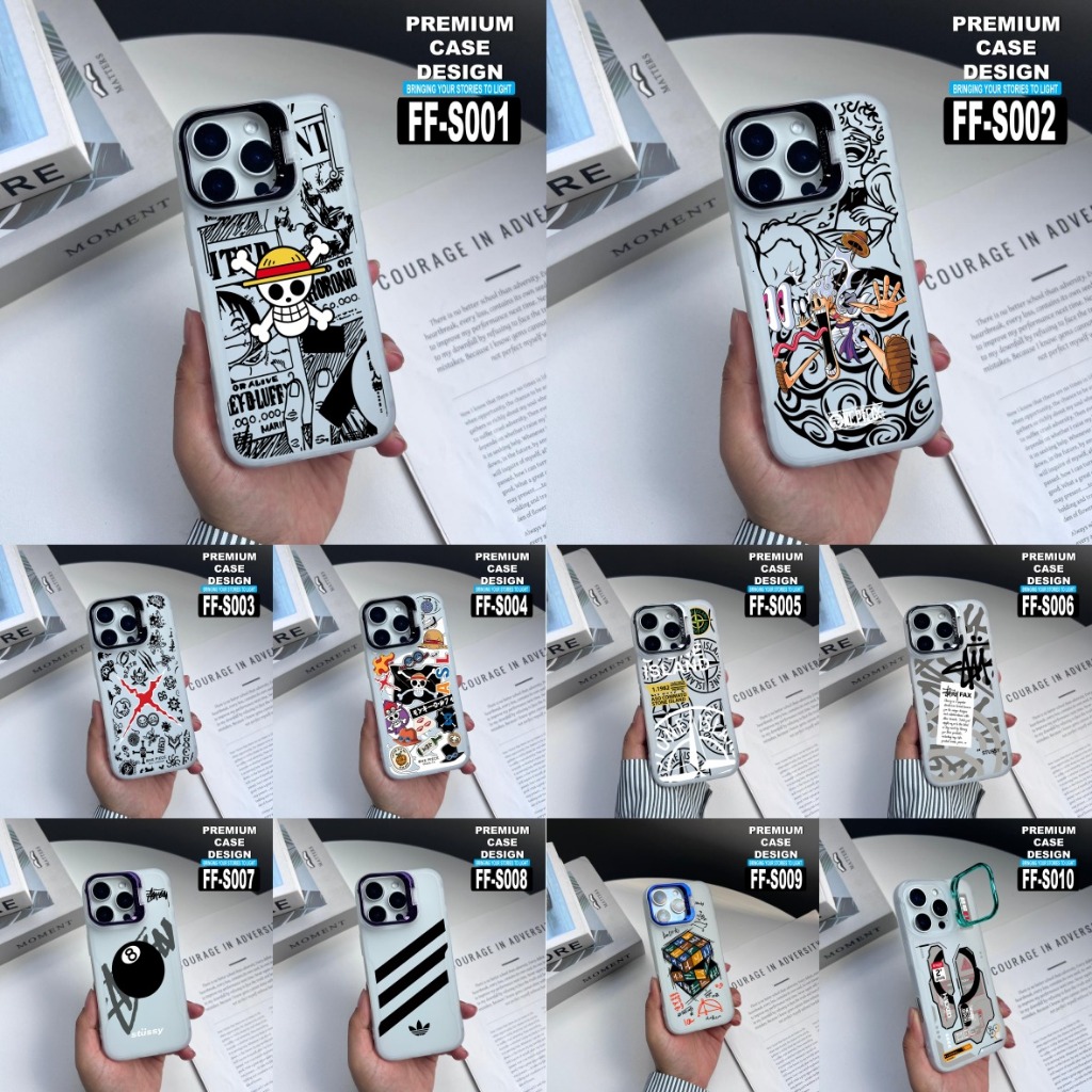 CASE MOTIF PICTURE CODE FF S001-S010 สําหรับ ALL TYPE GM ACC