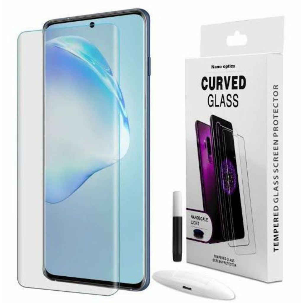 LAYER TEMPERED GLASS UV HUAWEI P30 PRO P40 PRO P40 PRO PLUS P50 PRO FULL COVER GLUE SCREEN PROTECTOR