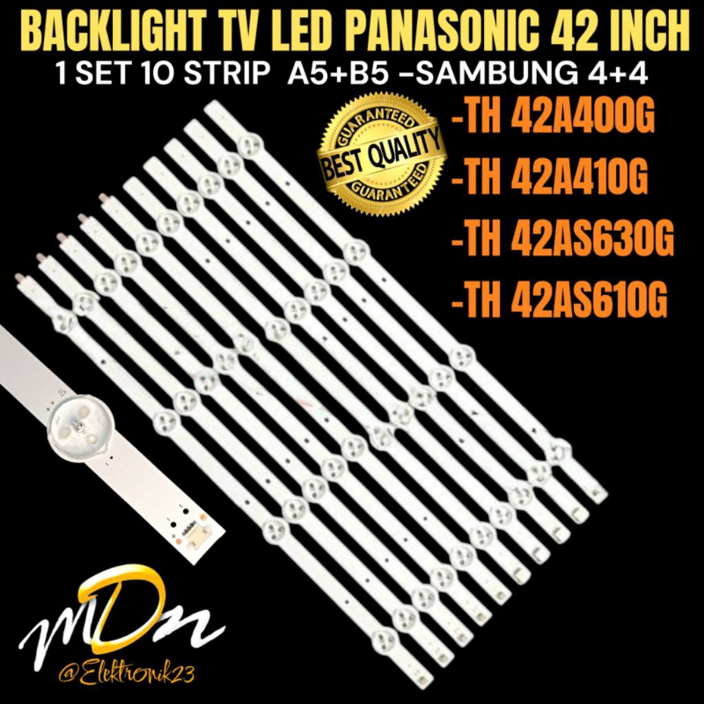 PANASONIC 42 INCH LED TV BACKLIGHT TH-42A400G- TH-42A410G- TH-42AS630G- TH-42AS610G PANASONIC 42 INC