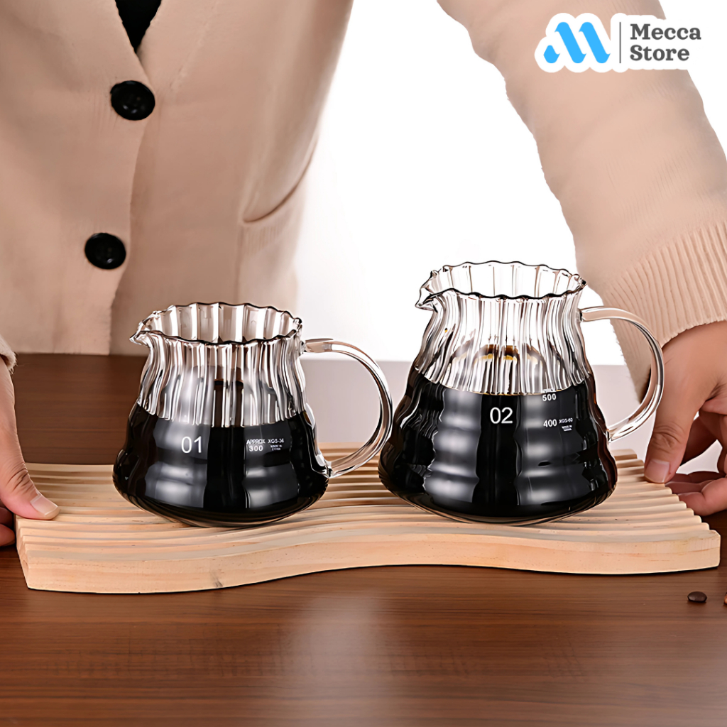 Coffee Pot Coffee Server V60 Drip Pour Over Borosilicate Glass