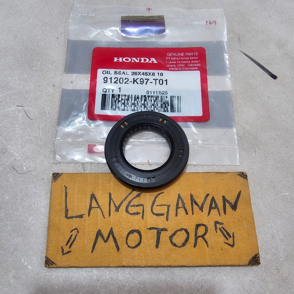 LEFT CRANK AXLE SEAL ALL VARIO 125 150 PCX ADV STYLO 160 26X45X6 18 91202KWN901 91202K97T01