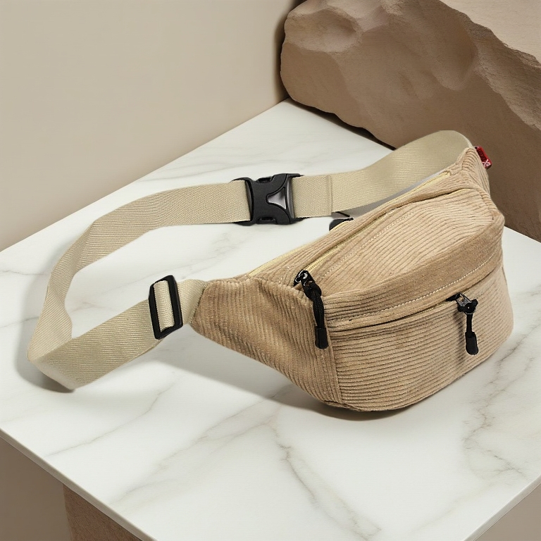 กระเป๋าคาดเอว Corduroy EXCERT AXCEL | กระเป๋าคาดเอวผู้ชายและผู้หญิง