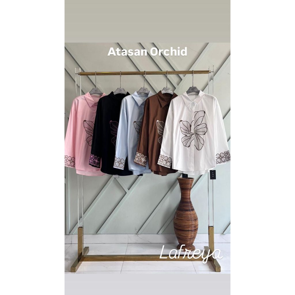 Nae Ella Lafreya Orchid Top มุสลิมแฟชั่นนําเข้าผู้หญิงพรีเมี่ยม