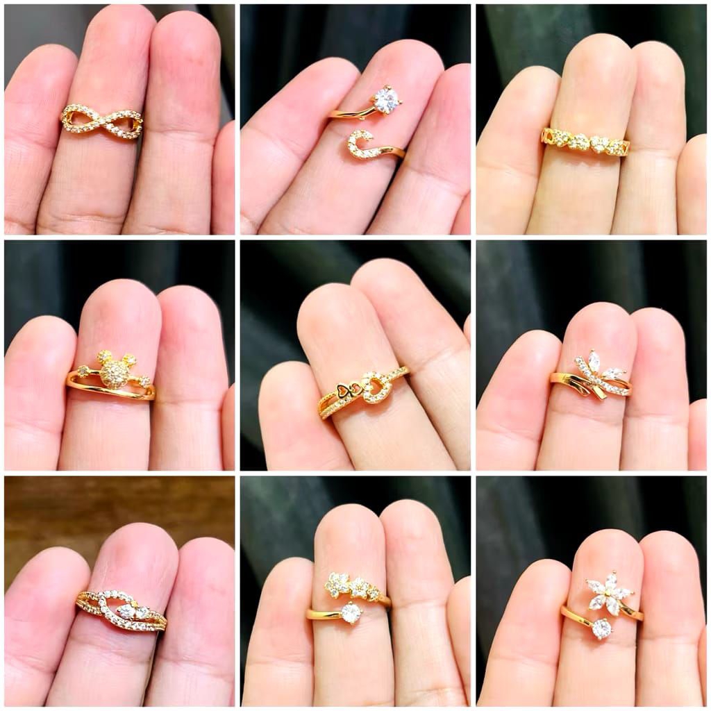 (Random Motif) XUPING - แหวน Xuping ชุบทอง