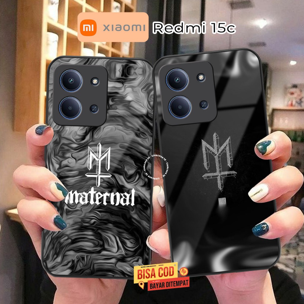 เคสโทรศัพท์ป้องกัน Redmi 15c Glass Softcase ล่าสุด [LL67] เคส Redmi 15c