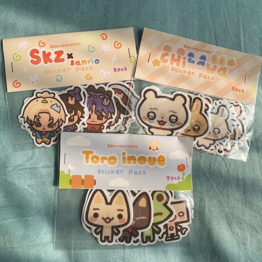 สติ๊กเกอร์แพ็ค! ( chikawa, Toro inoue, เด็กจรจัด)