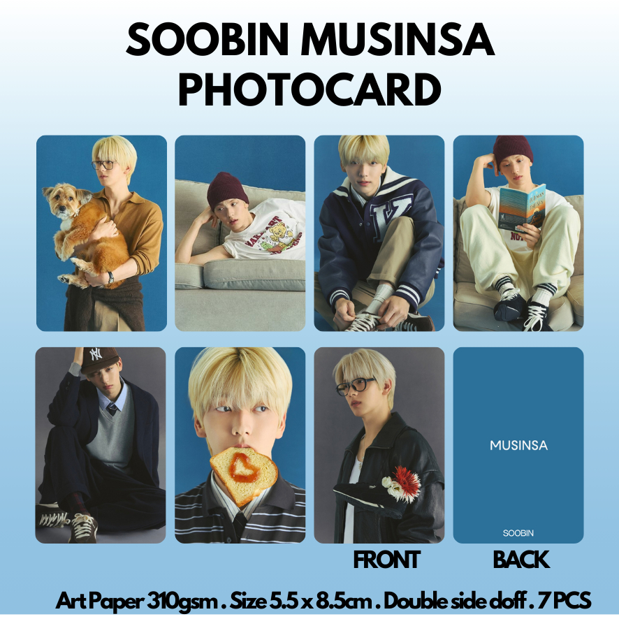 [KUKIRA] การ์ดรูปถ่าย Soobin Musinsa