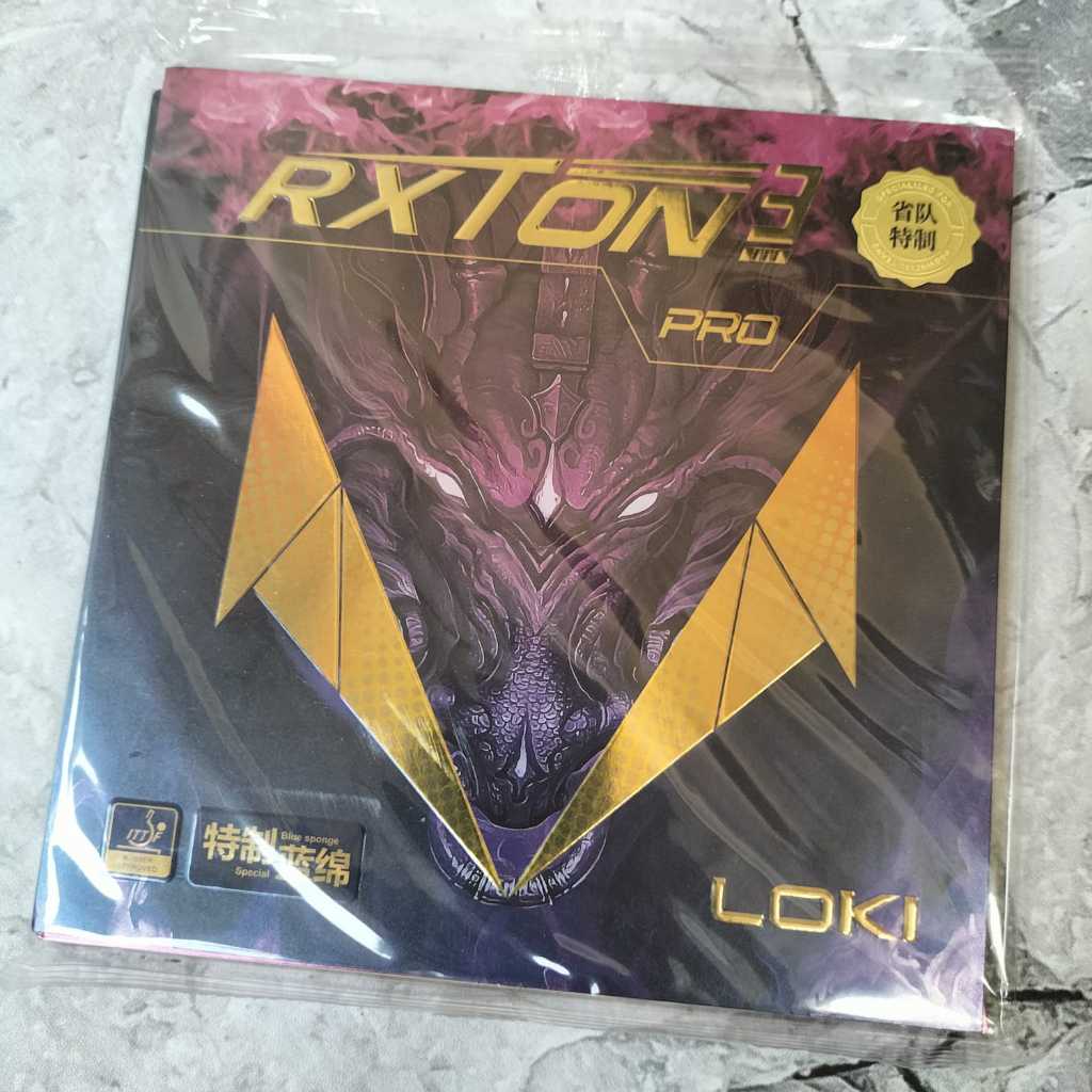 ยางปิงปอง Loki RXTON 3 PRO สีดํา