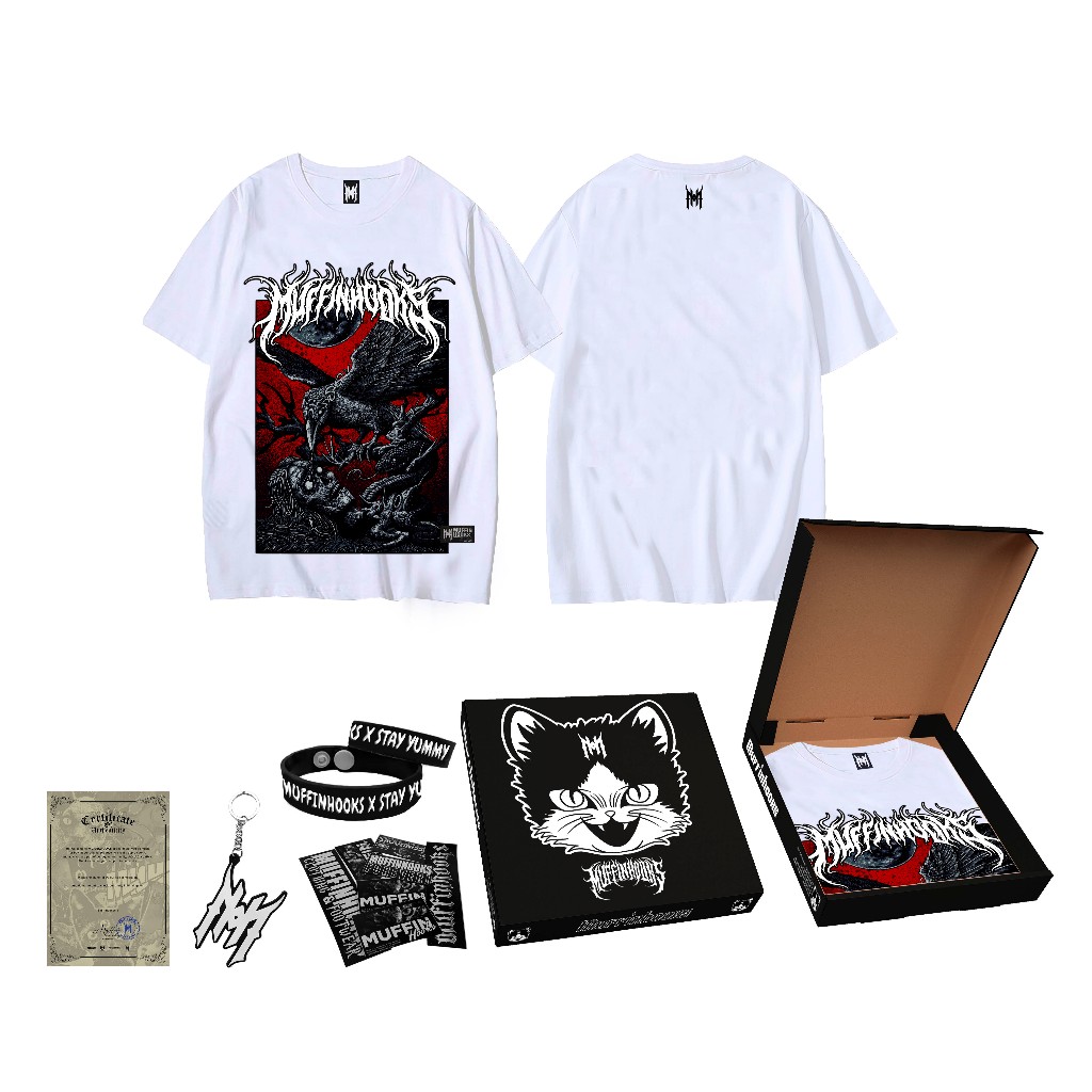 ตะขอมัฟฟิน Vulture Mess สีขาว