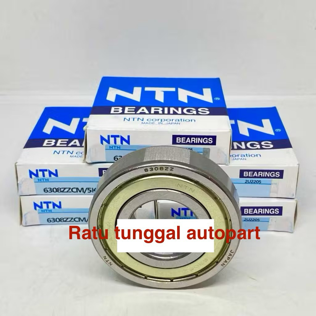 BEARING 6308ZZ NTN IRON CAP DIMENSIONS 40x90x23MM 6308 ZZ NTN