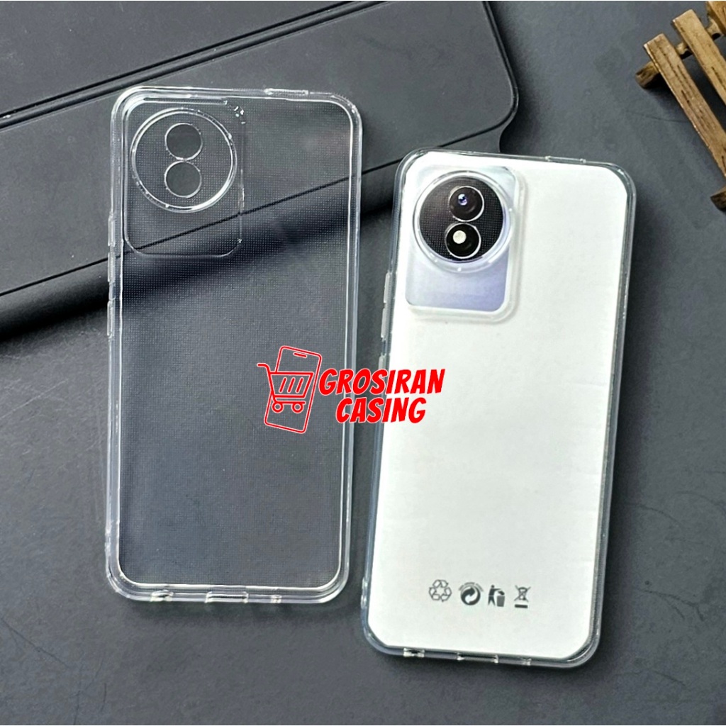 Softcase Bening Vivo Y02 Vivo Y02T Vivo Y03 Vivo Y03T Vivo Y04 Vivo Y100 5G Clear Case 2.0mm Premium
