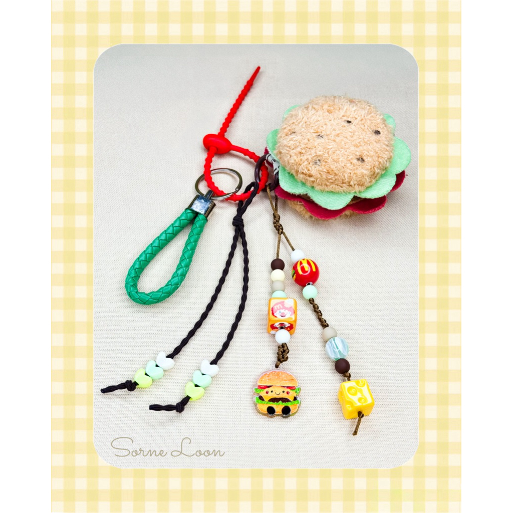 MCD THEME BURGER - Bag Charm / พวงกุญแจสุดหรู / พวงกุญแจลิมิเต็ด
