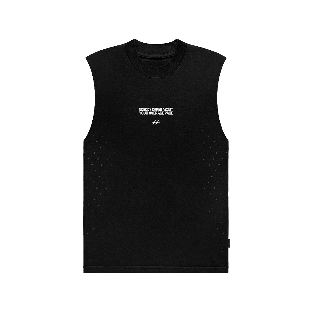 HLWN Running Unisex Muscle Tee สีดํา - Balveer