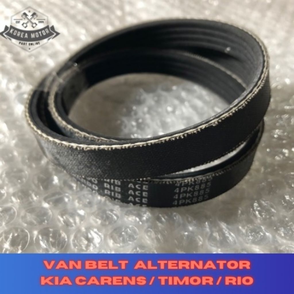 Fan Van Belt ไดชาร์จ Timor Carens Rio 4pk 885