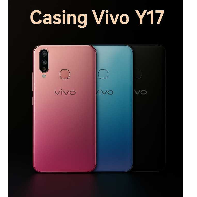 VIVO Y17 - ฝาหลังประตูหลัง Hp Vivo 1902 V1901A V1901 1901 Bekdor ฝาหลังปลอก Kesing