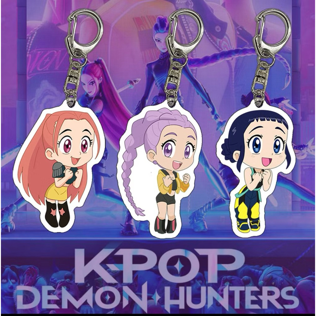 GANTUNGAN KPOP นักล่าปีศาจ/DEMON HNTR/สติ๊กเกอร์/พวงกุญแจ/sodapop/GOLDEN