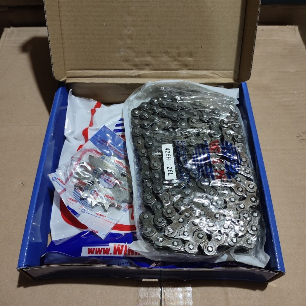 ชุดเกียร์ FORCE 1 (428H-100L-14T-39T) WIN GUARANTEEED คุณภาพดั้งเดิม