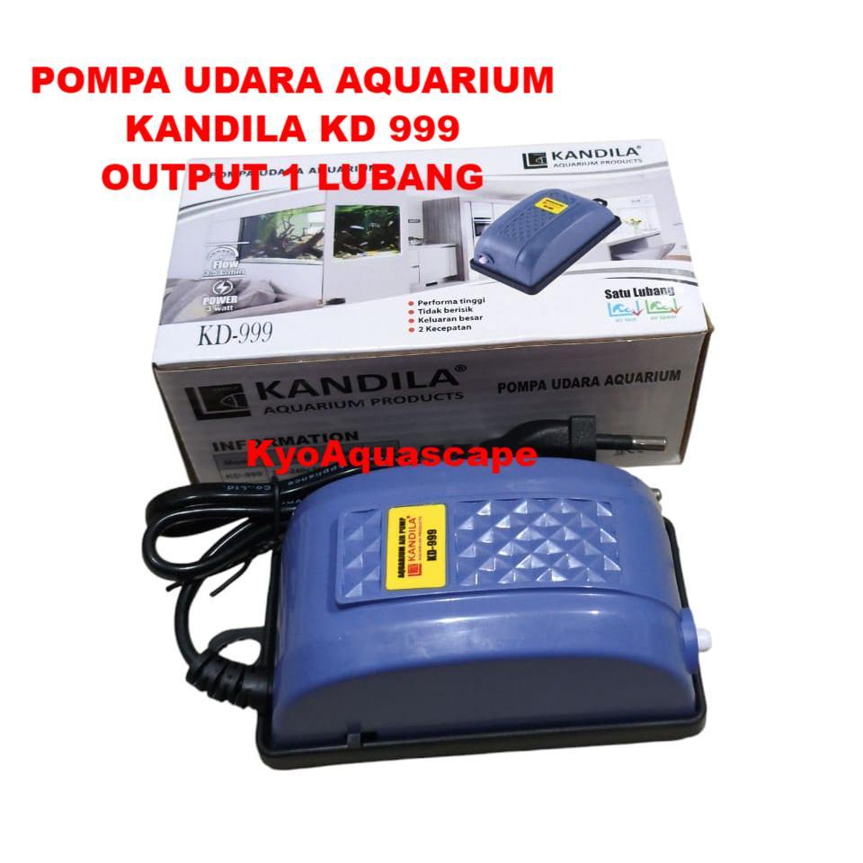 ปั๊มลมเครื่องเติมอากาศ 1 รู kandila kd999 / kd 999 3.5L / min 3w