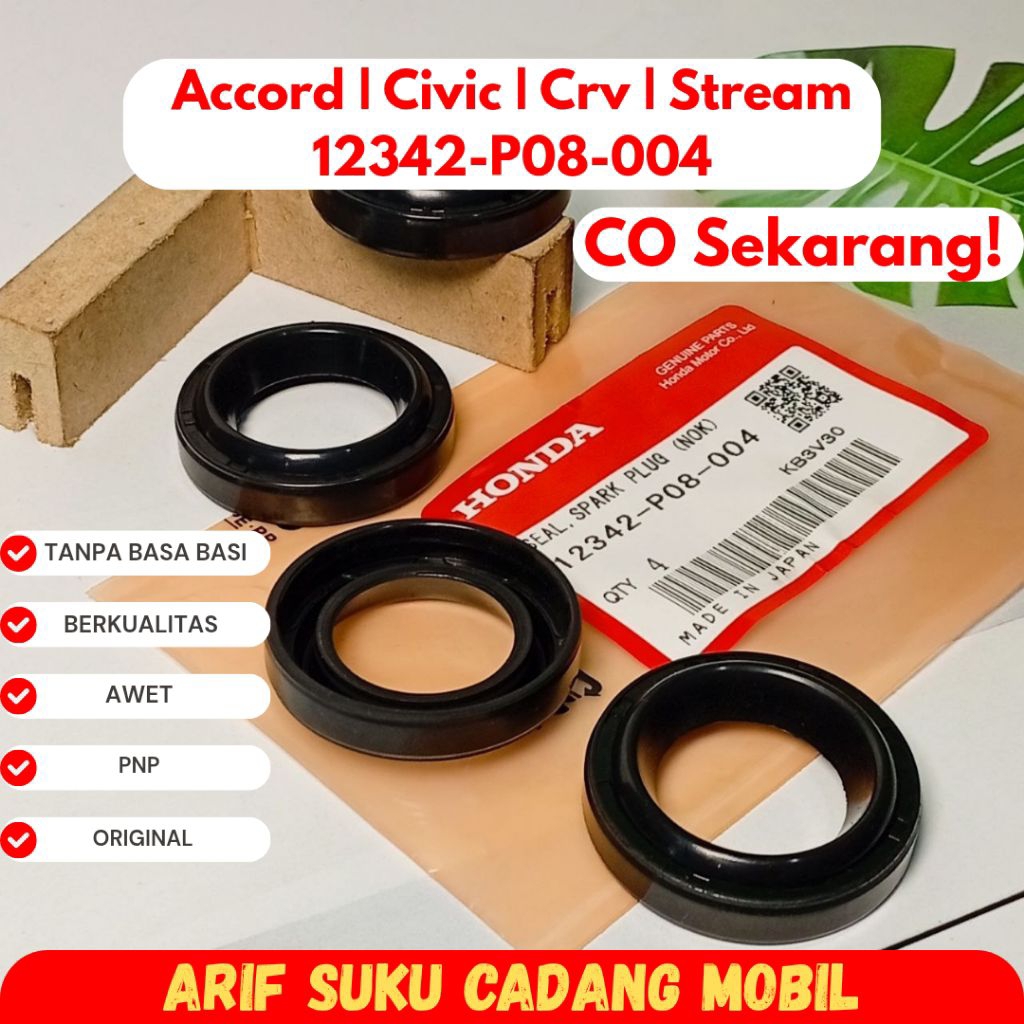 ซีลหัวเทียน Civic Accord CR-V Odyssey Stream Ferio 12342-P08-004