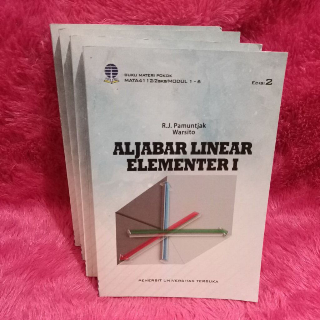 หนังสือบรรยาย aljabar linear elementar I