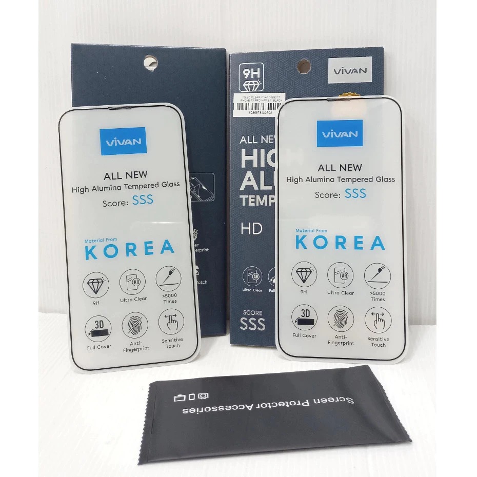 VIVAN VGS01T-1 กระจกนิรภัย 6D ใส SAMSUNG A06 4G, A16, S24, S24+, S25 EDGE, S25 ULTRA, Z FOLD 6