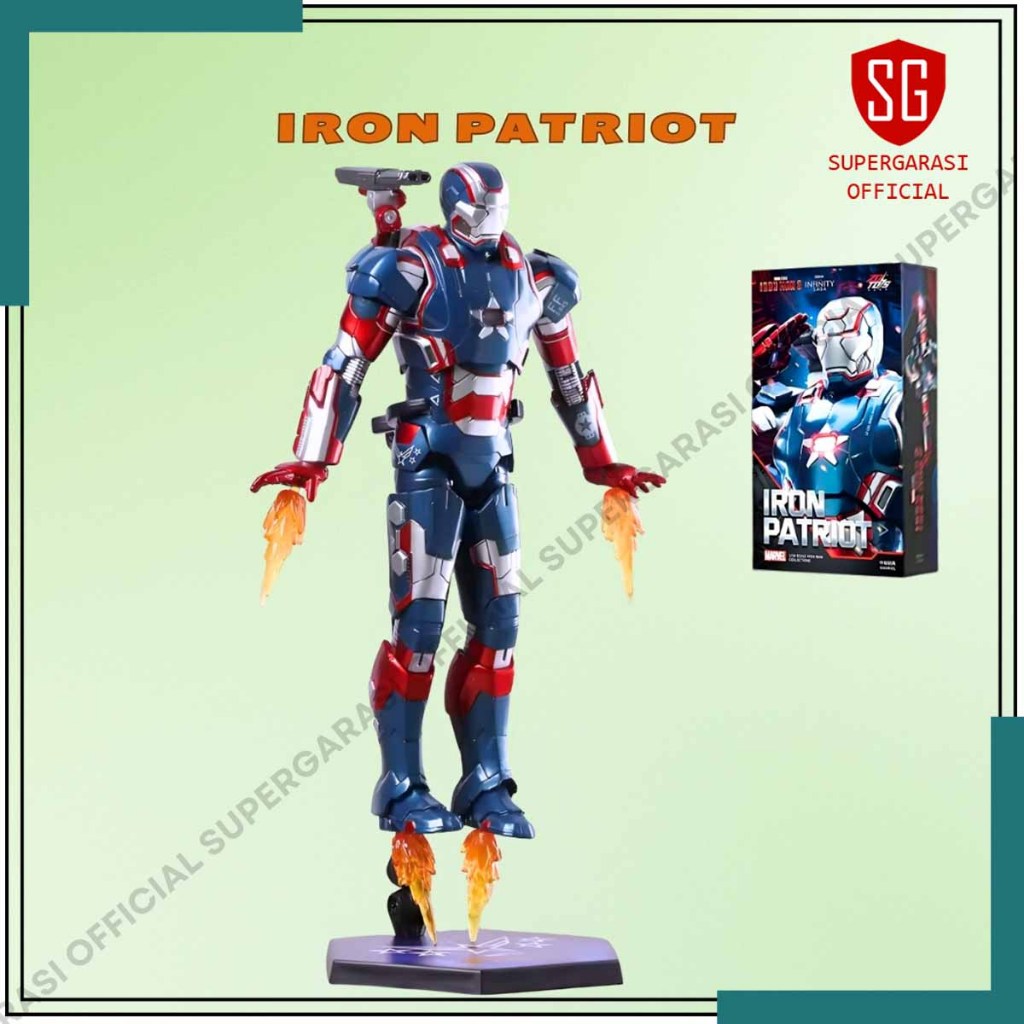 ของเล่น ZD Iron Patriot Marvel avenger Action Figure ของเล่น
