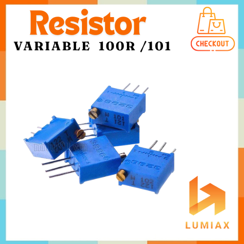 Potentiometer 100 OHM 101 VR 3296W Potentiometer 100R Multiturn Trimpot 100ohm