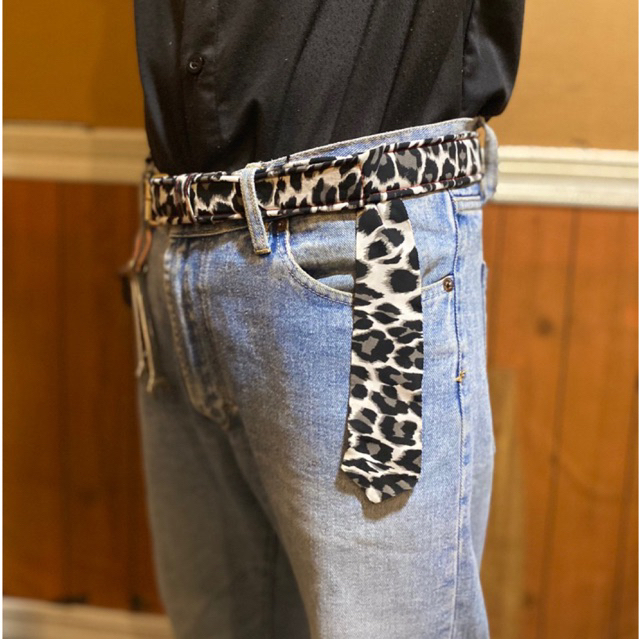 Leopard Buckle Bandana Belt Leopard Belt Slayer