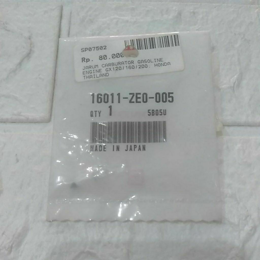 CARBURETOR ENGINE NEEDLE GX120/160/200; ต้นฉบับ HONDA THAILAND
