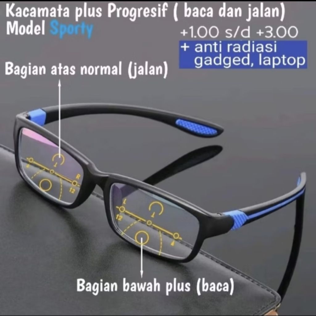 PROGRESSIVE PHOTOCHROMIC FREAM 9003 SPORTY GLASSES PHOTOCHROMIC PROGRESSIVE LENS